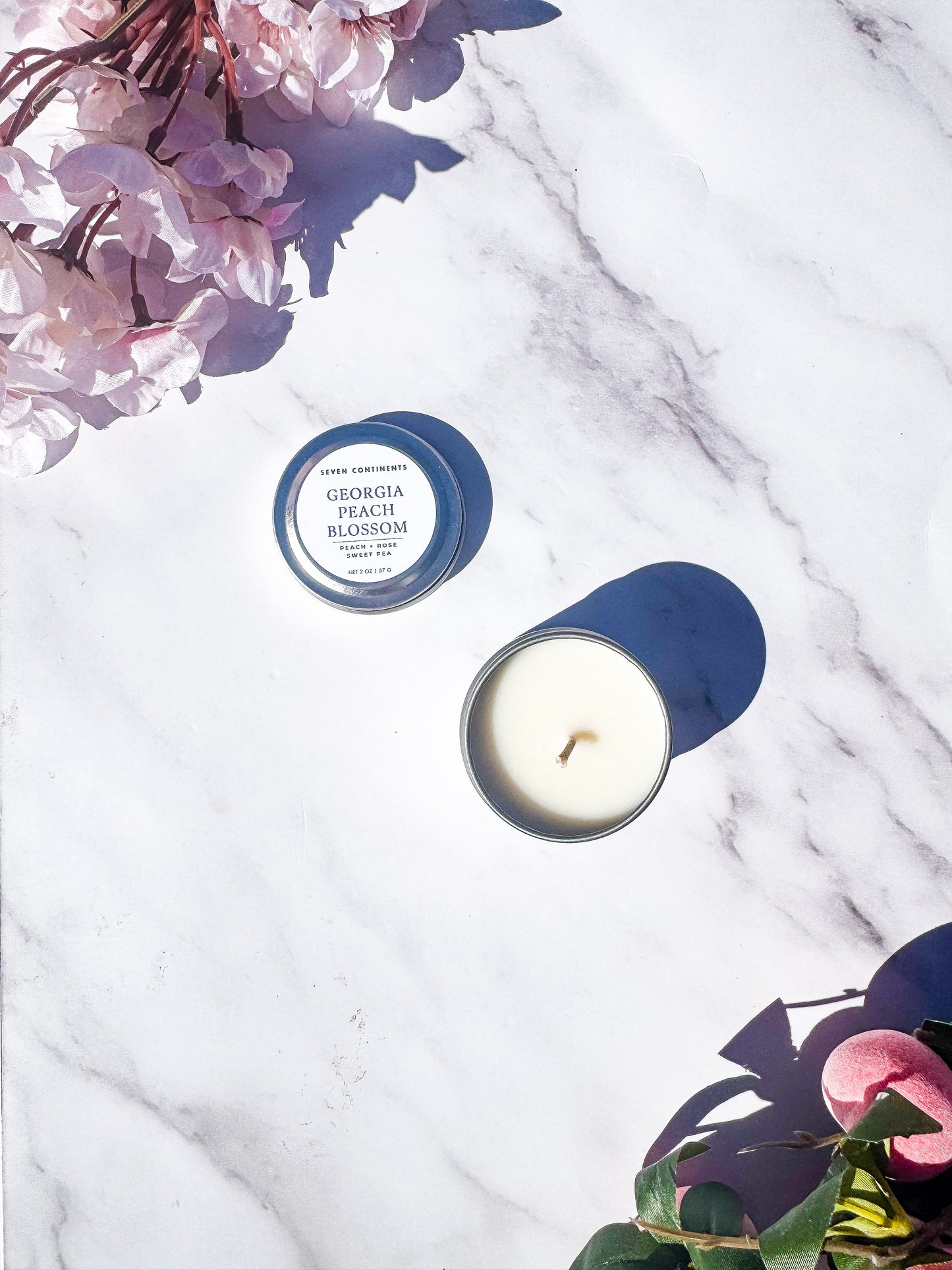 Georgia Peach Blossom - Soy Wax Mini Candle