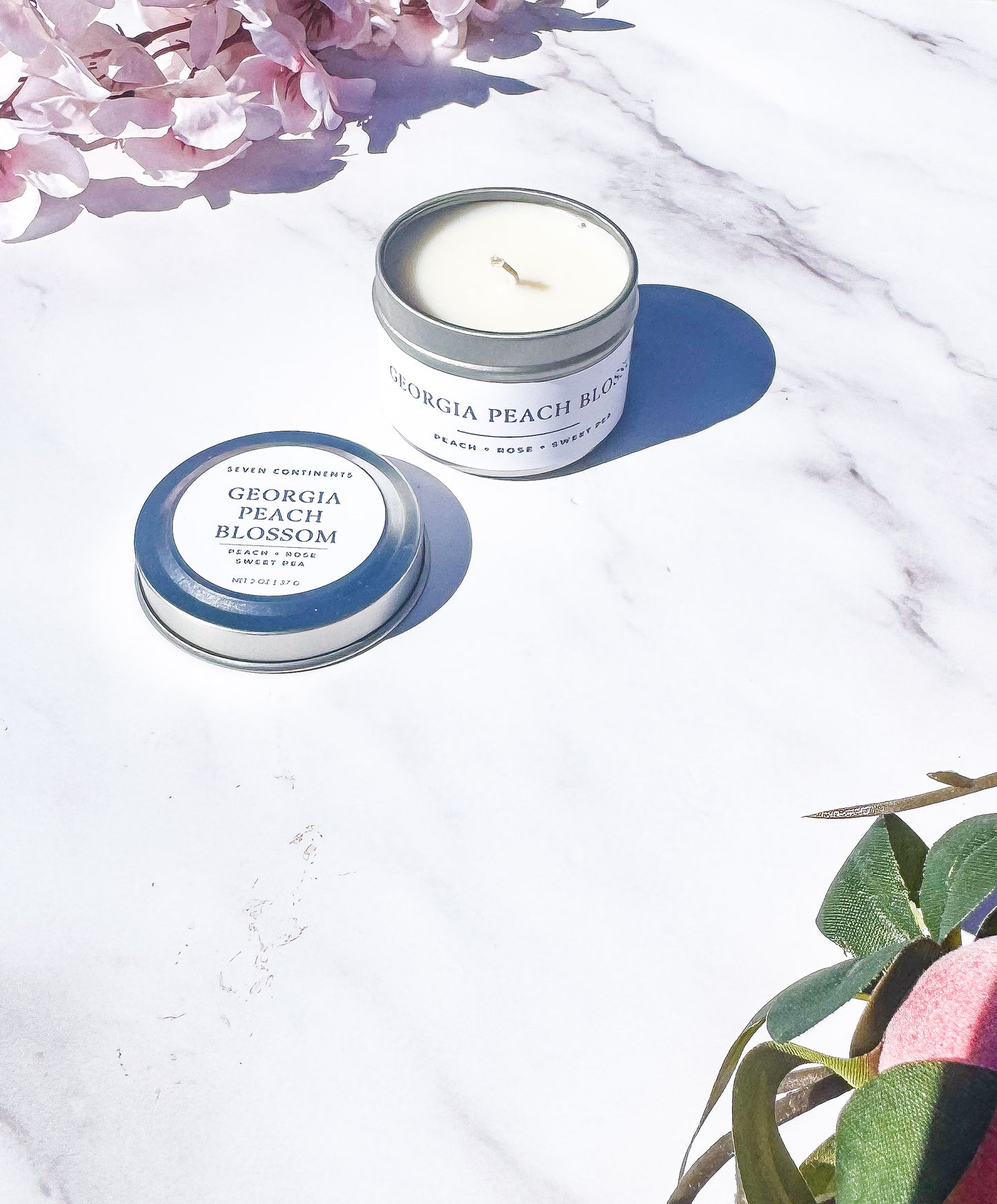 Georgia Peach Blossom - Soy Wax Mini Candle