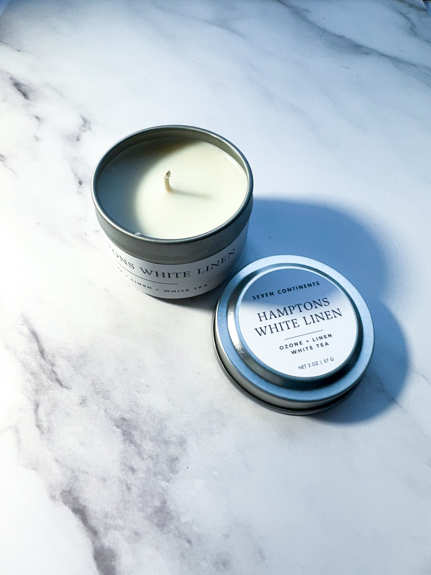 Hamptons White Linen - Soy Wax Mini Candle