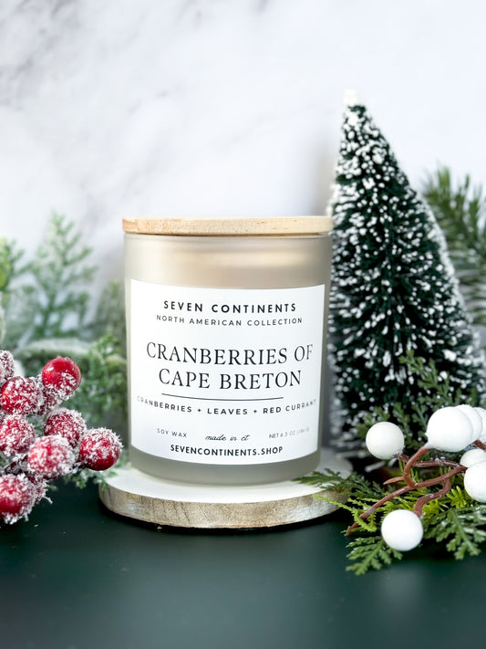 Cranberries oF Cape Breton Soy Wax Candle