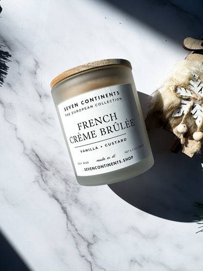 French Crème Brûlée Soy Wax Candle