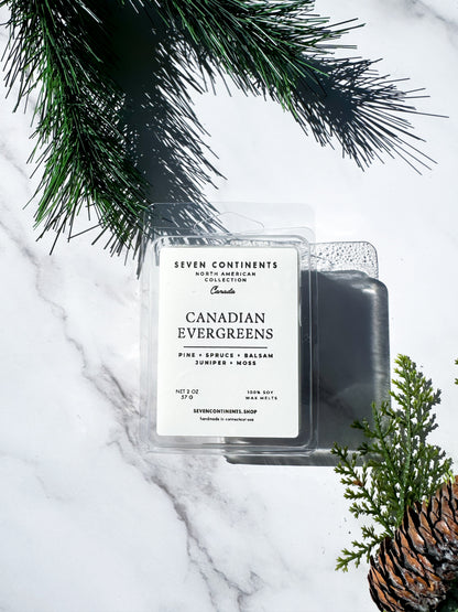 christmas tree scented wax melt evergreens