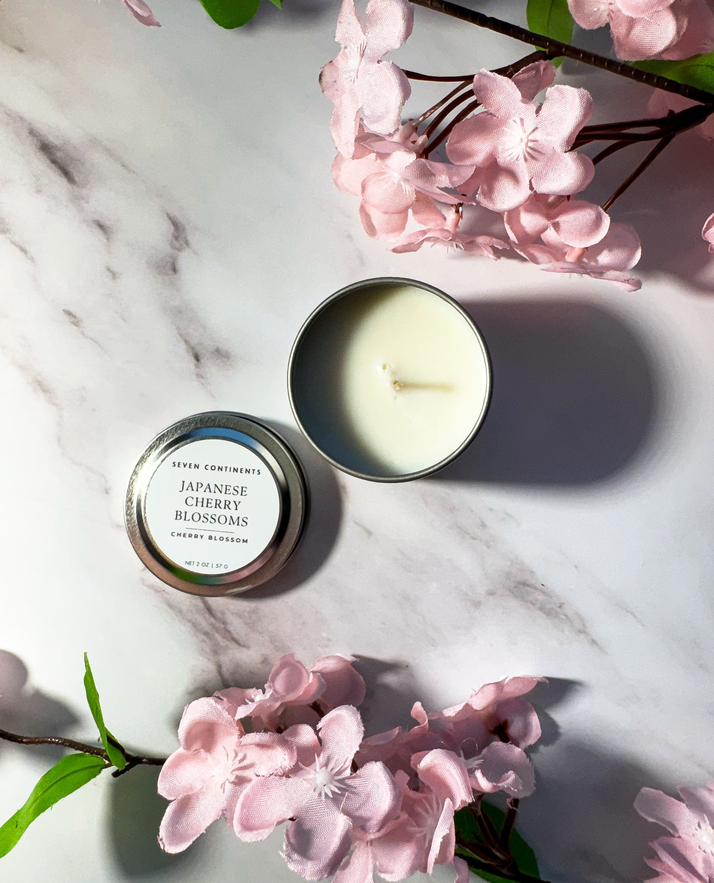 Japanese Cherry Blossoms - Soy Wax Mini Candle