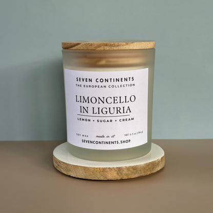 Lemon Scented Candles | Liguria Candle | Seven Continents