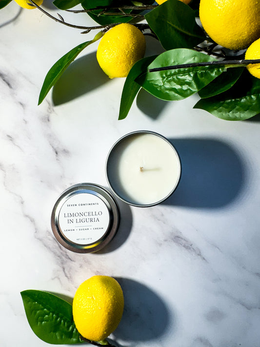 Limoncello in Liguria - Soy Wax Mini Candle