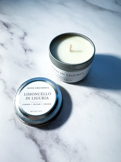 Limoncello in Liguria - Soy Wax Mini Candle