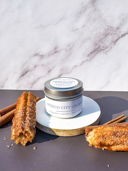 Mexico City Churros Mini Candle