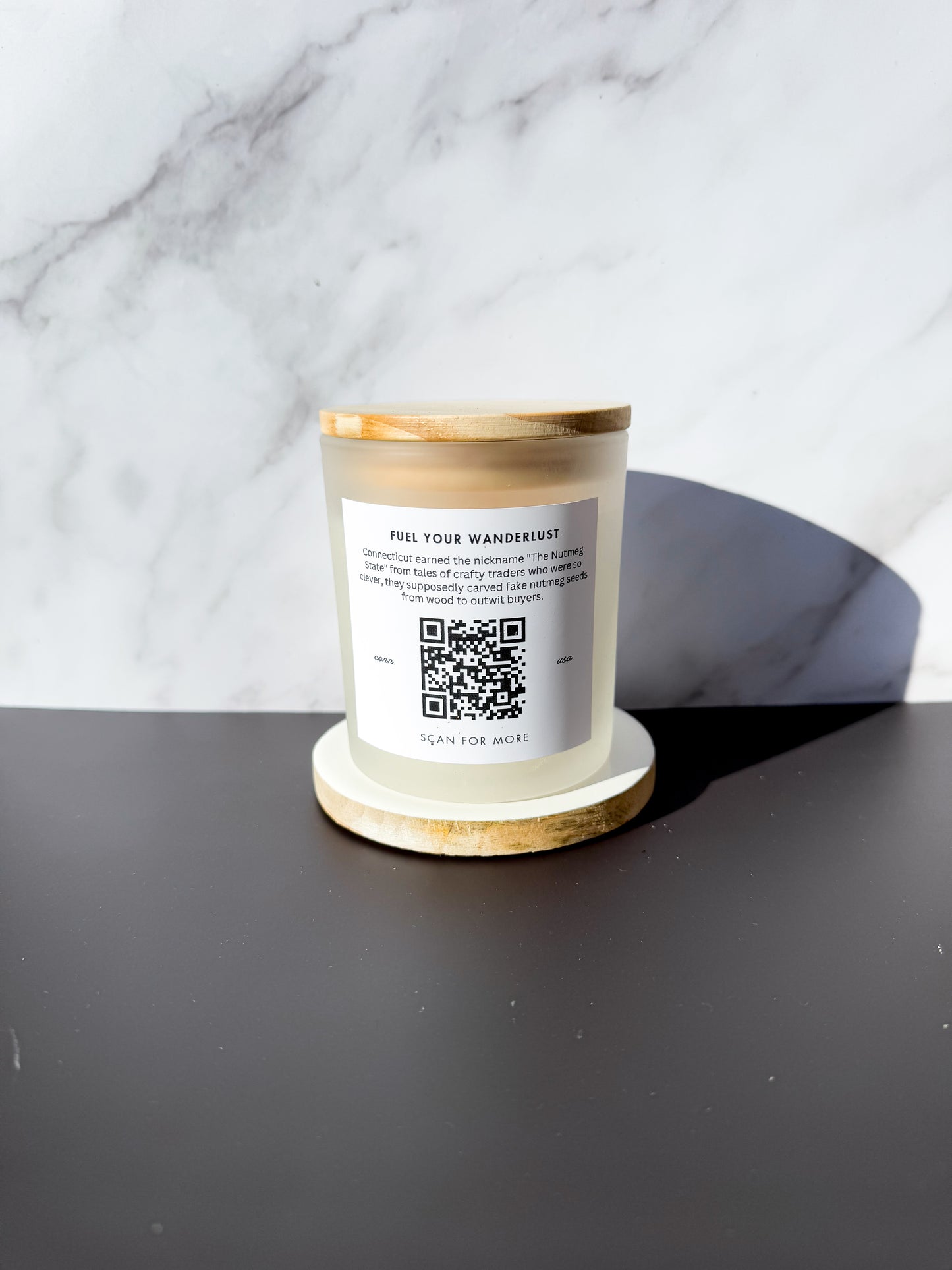 The Nutmeg State Soy Wax Candle (Connecticut)