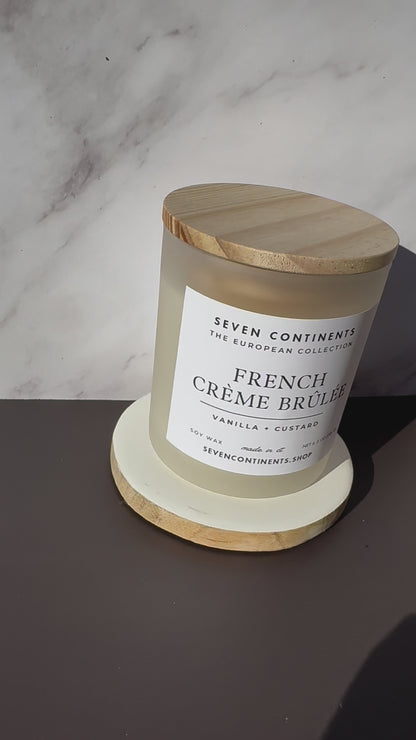 French Crème Brûlée Soy Wax Candle