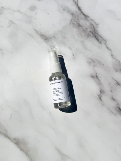 Sedona Sunset mini room spray with warm desert fragrance inspired by Sedona