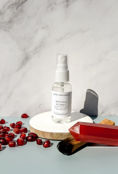 Sedona Sunset mini room spray with warm desert fragrance inspired by Sedona