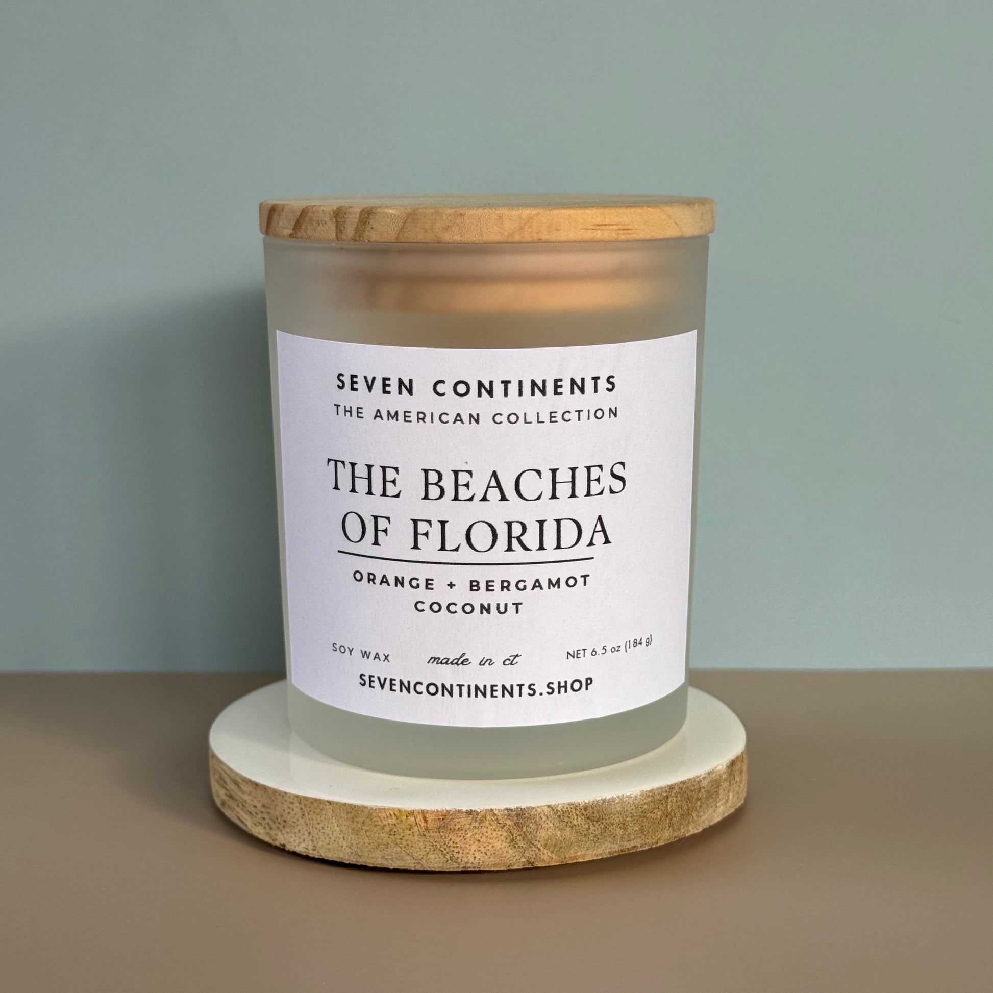 Hand Poured Soy Wax Candle | Seven Continents