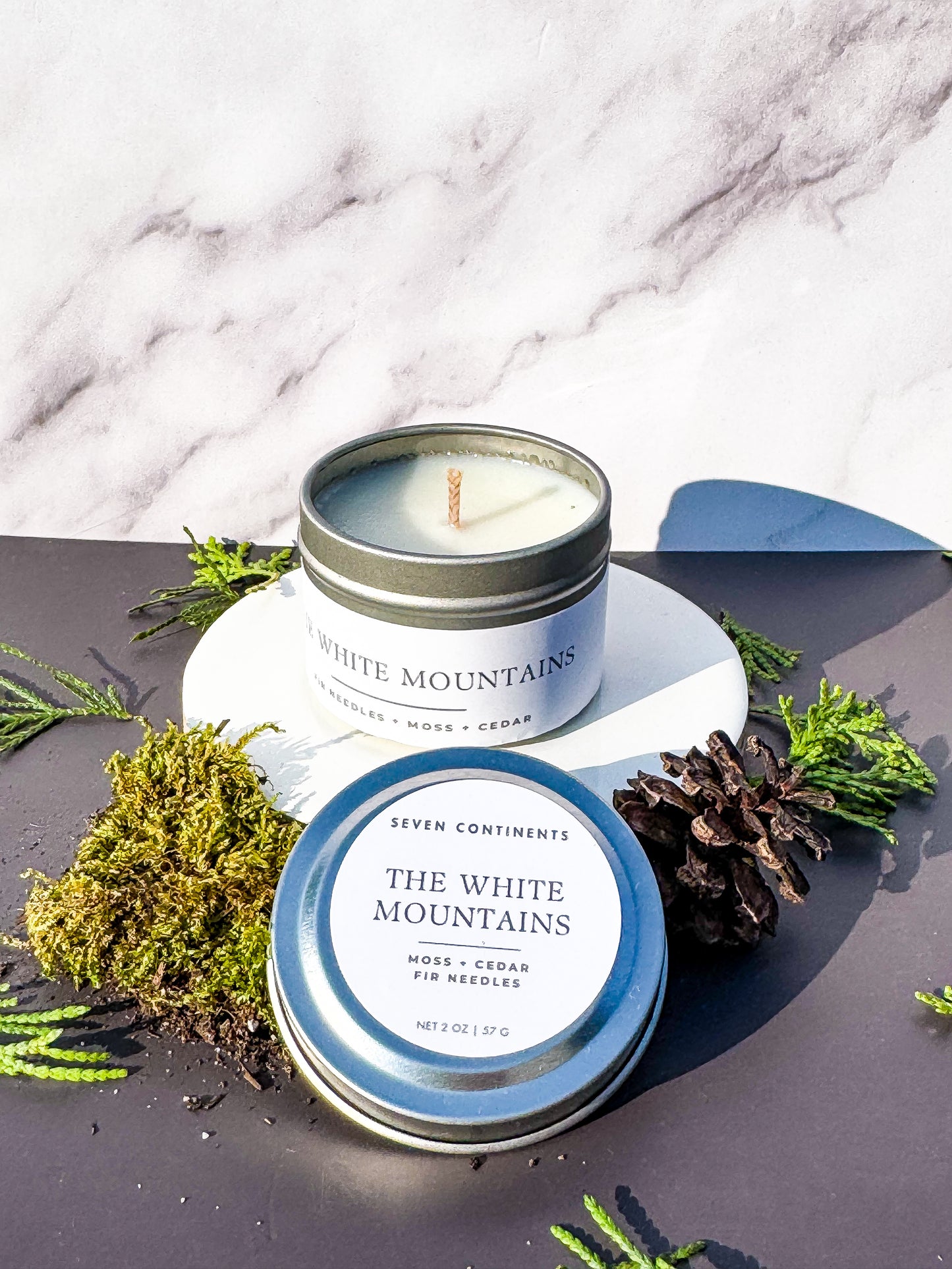 The White Mountains Mini Candle