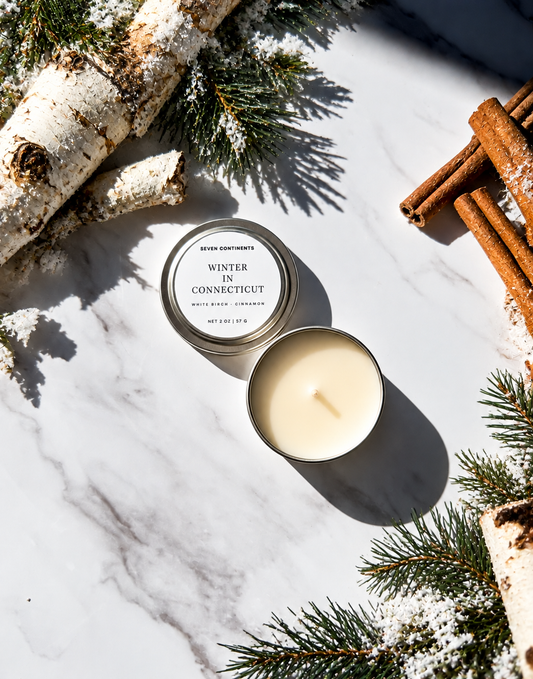 Winter in Connecticut - Soy Wax Mini Candle
